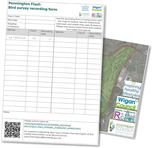 Download a pdf of the recording form which includes a compartment map